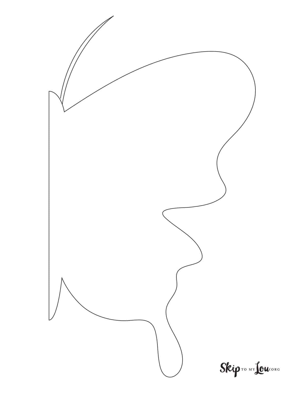 Butterfly Wing Template Printable