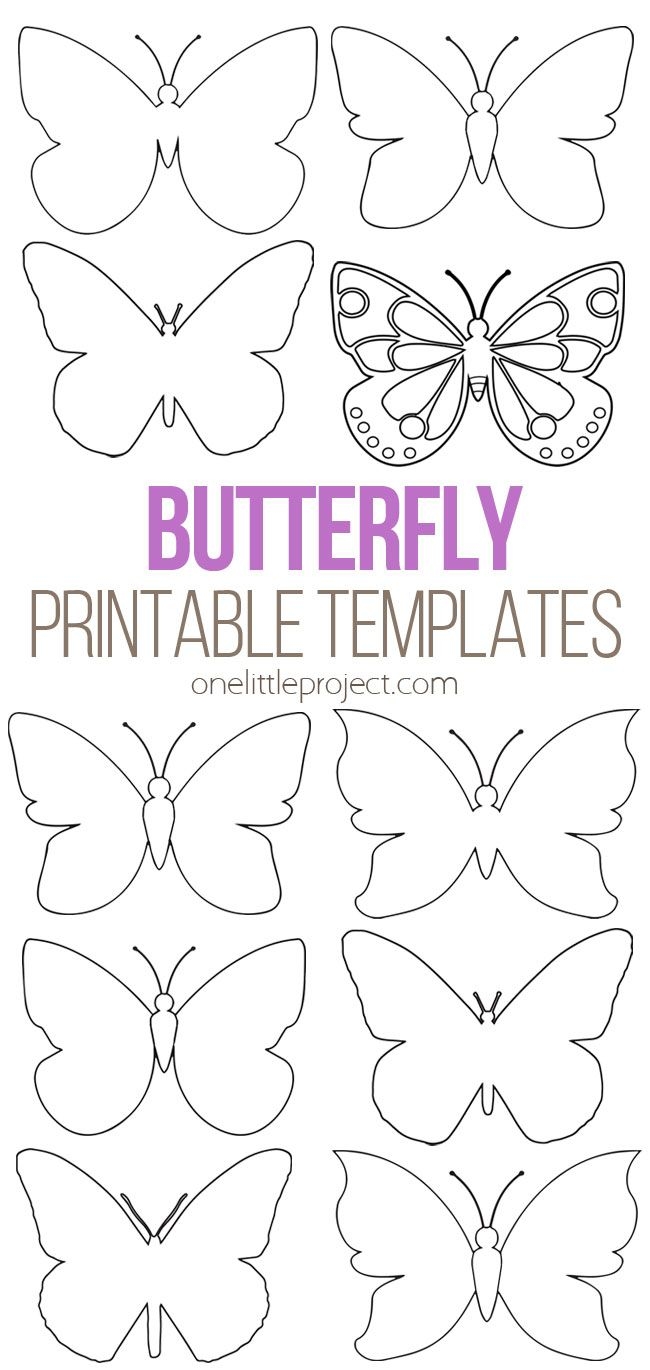 Butterfly Template Butterfly Printable Template Butterfly Outline Free Stencils Printables