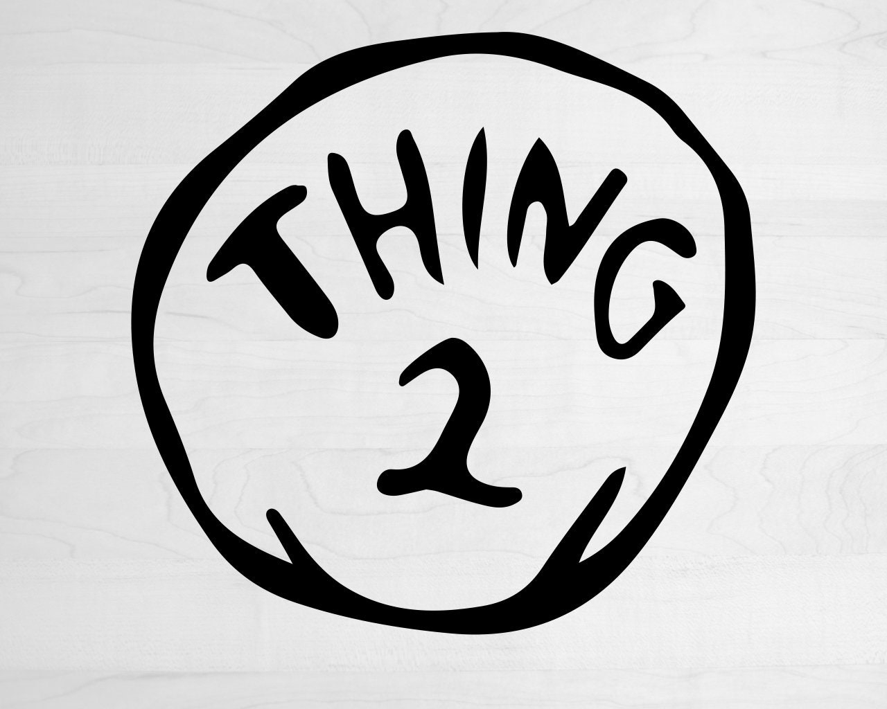 Thing 1 And Thing 2 Printable Template