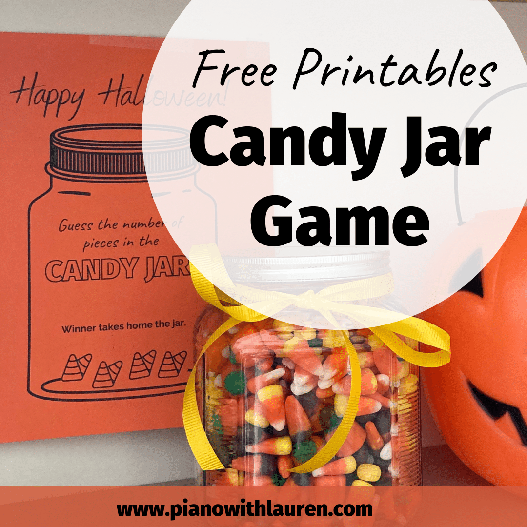 Free Printable Candy Jar Guessing Game Template