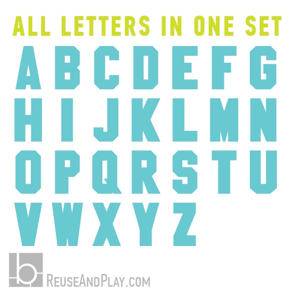 Printable Marquee Letter Template
