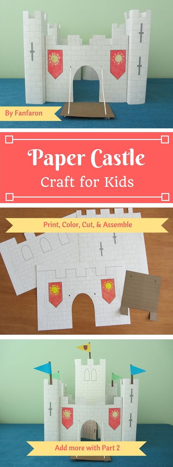 Cut Out Castle Template Printable