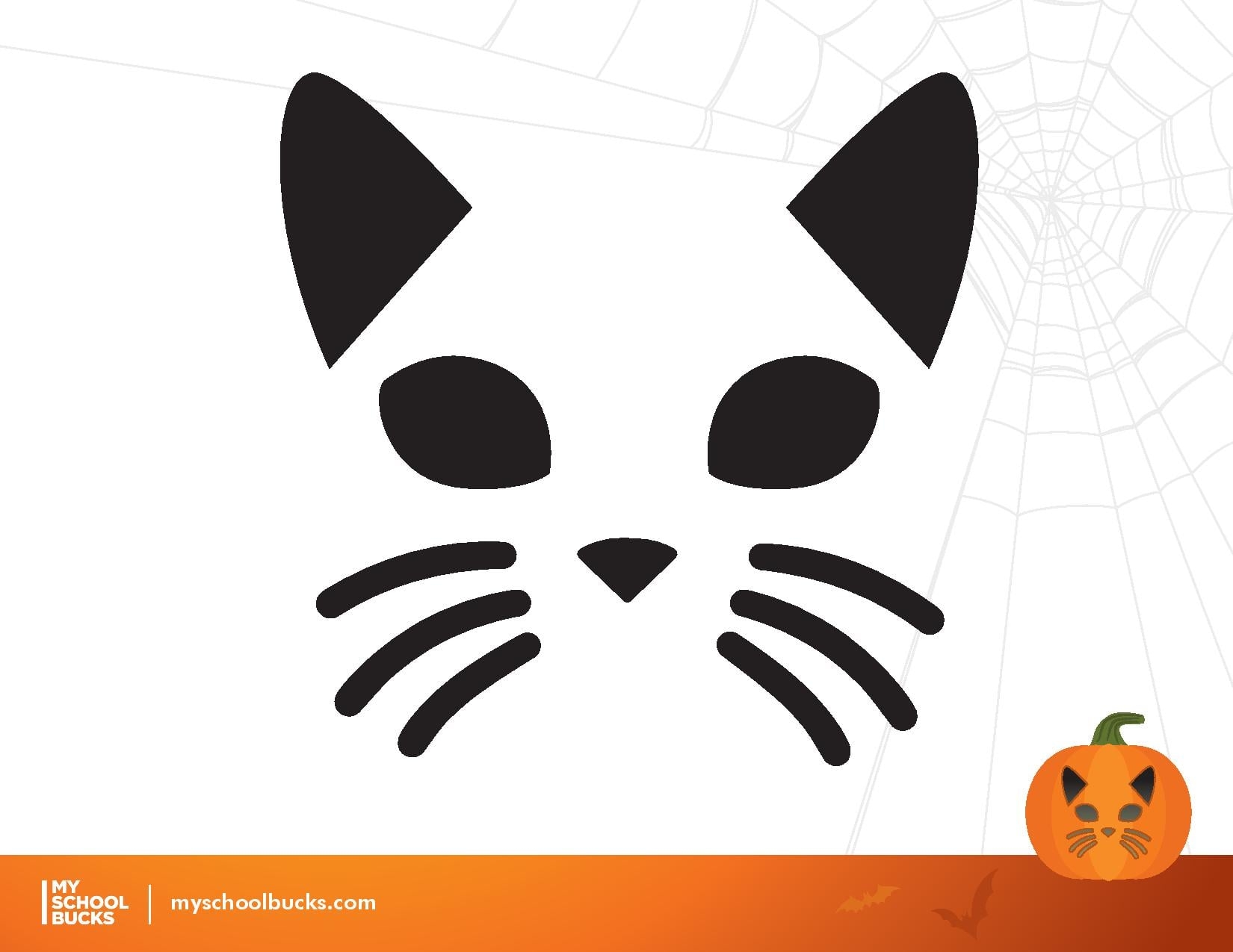 Cat Free Pumpkin Stencil Pumpkin Pattern Pumpkin Template Jack o lantern Stencil R PumpkinStencils