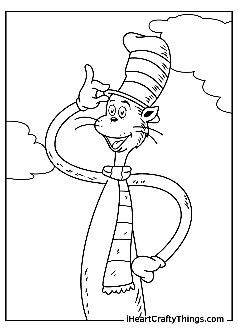 Free Printable Cat In The Hat Template