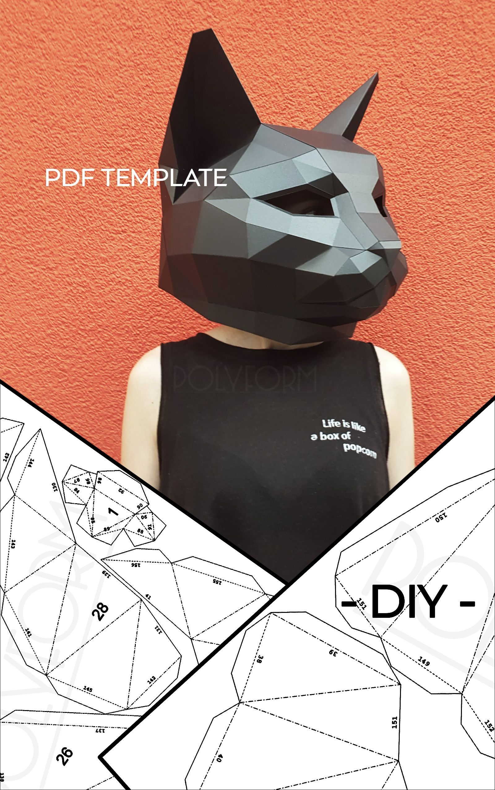 Printable 3D Animal Mask Templates Free