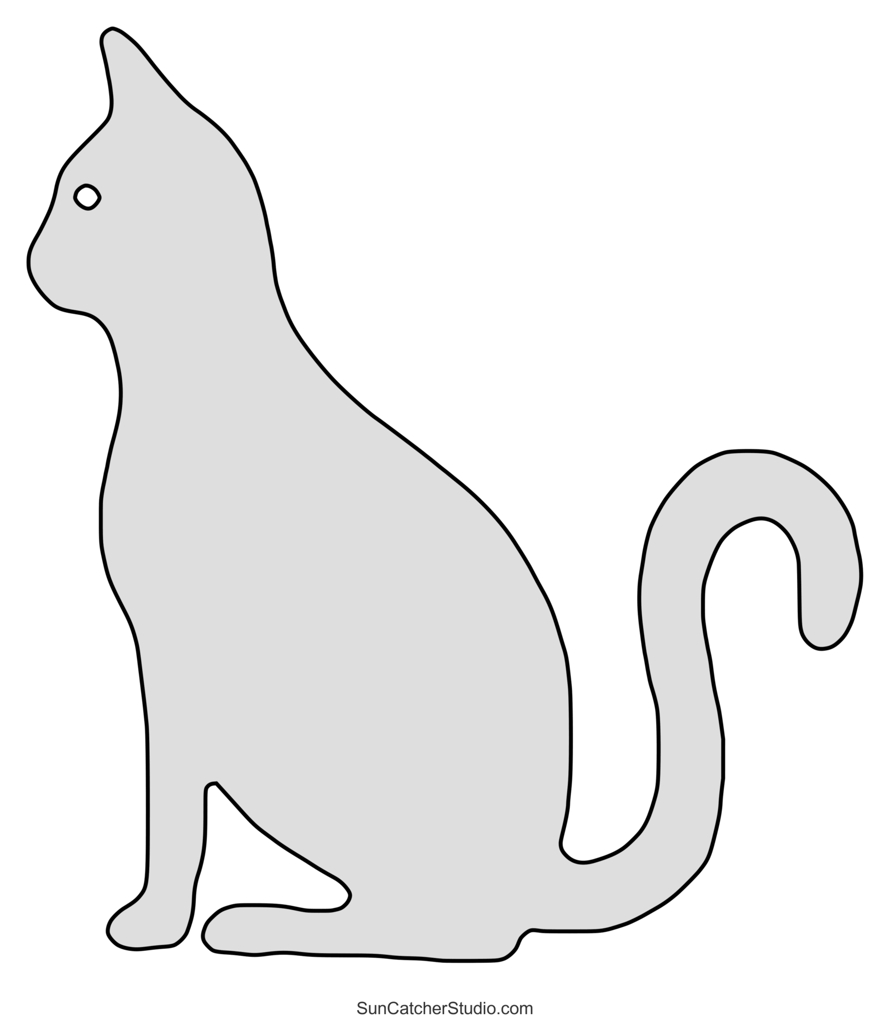 Free Printable Cat Template