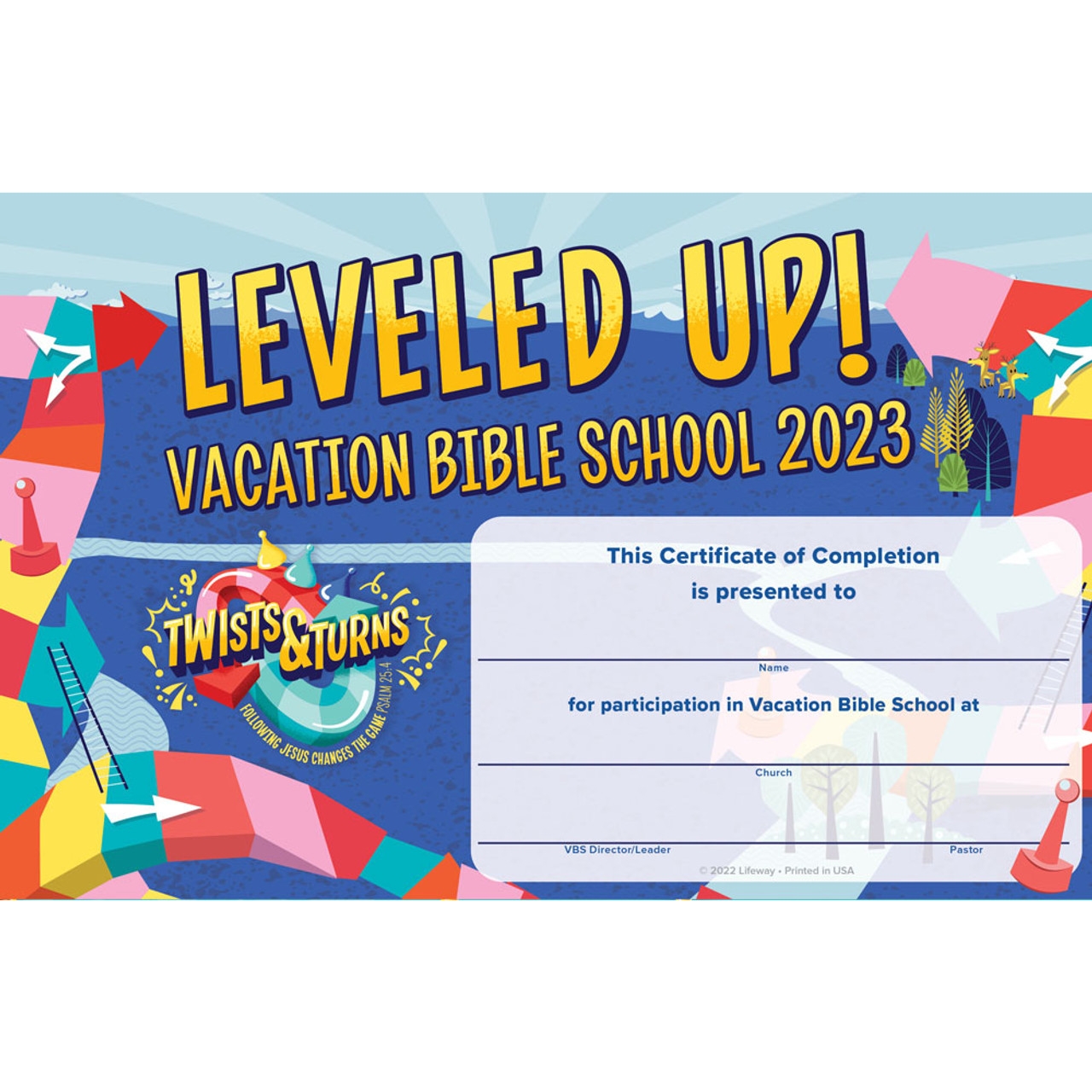 Free Printable Vbs Certificate Template