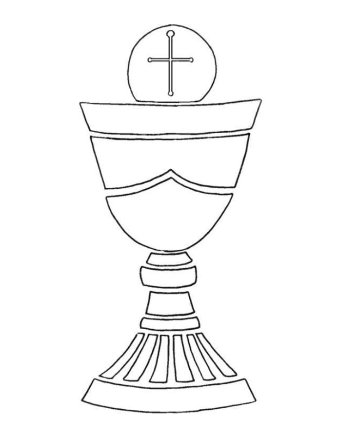 Chalice Window Cling Template Catholic Playground Window Clings Prayer Wall Chalice