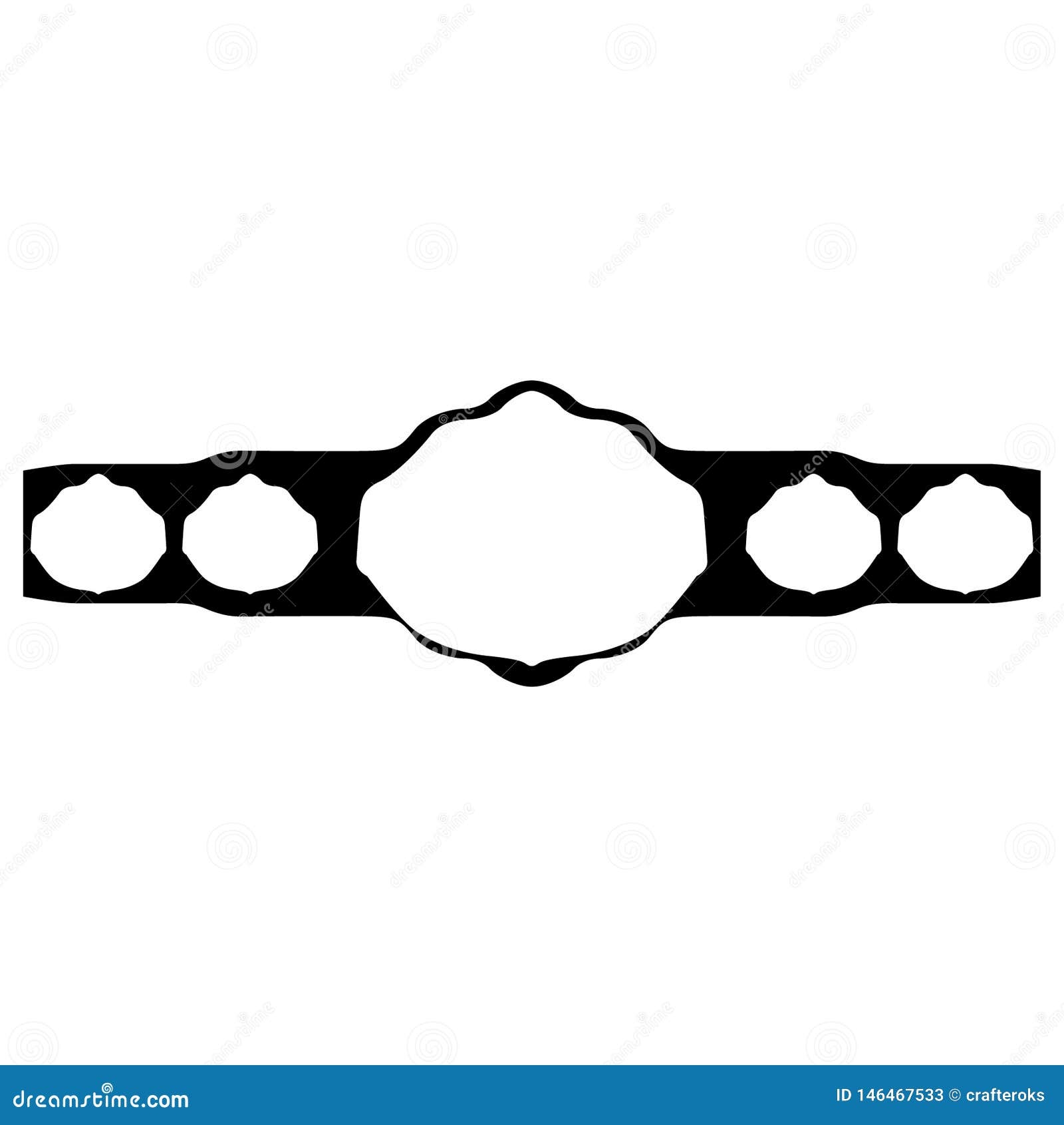 Printable Wwe Belt Template