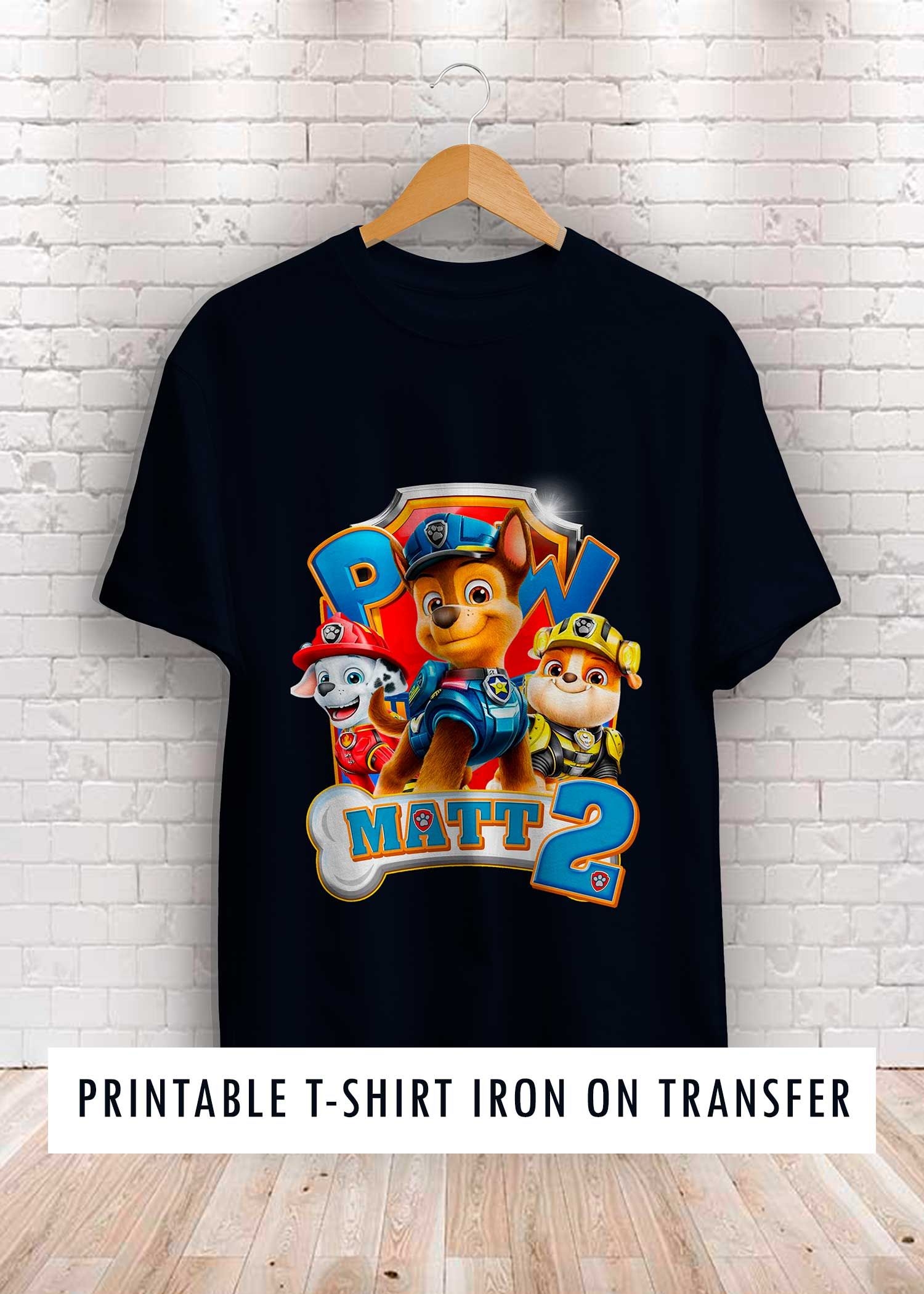 Chase Paw Patrol Birthday Shirt Printable Transfer Design Oscarsitosroom Paw Patrol Birthday Shirt Paw Patrol Birthday Paw Patrol Birthday Shirt Boys