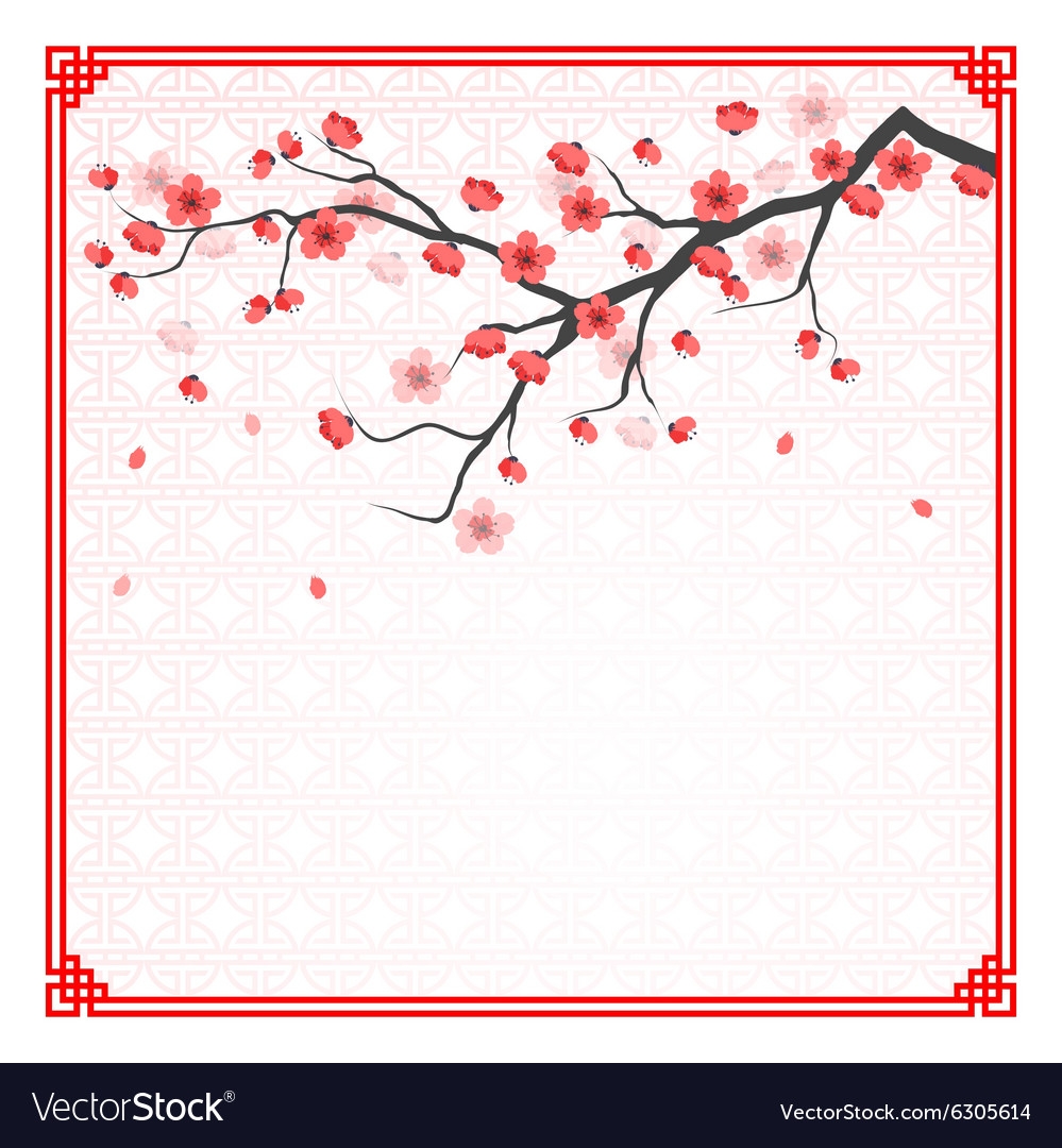 Printable Cherry Blossom Template