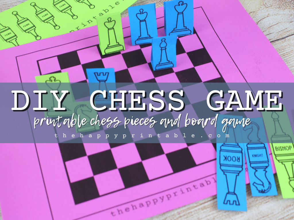 Printable Chess Pieces Templates Free