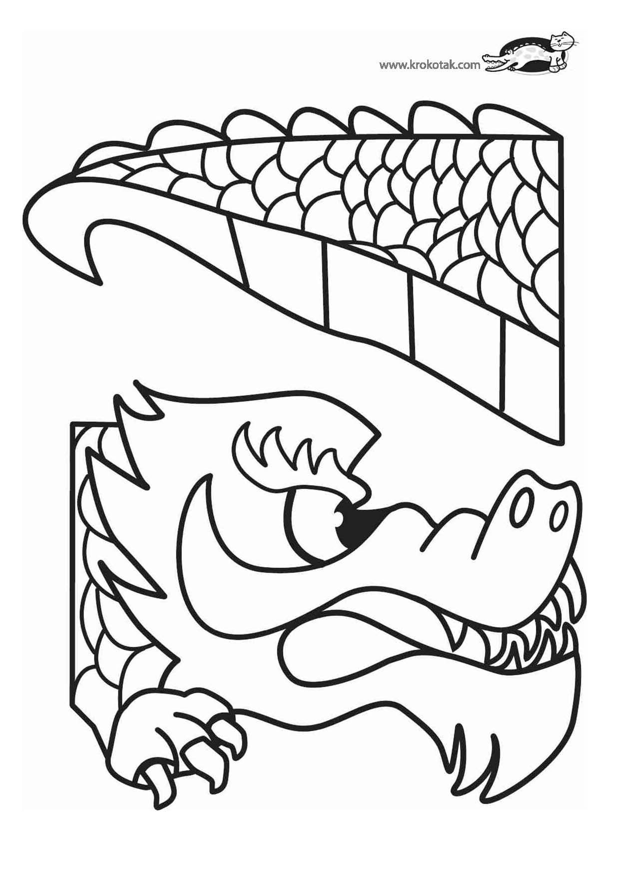 Chinese Dragon Head And Tail Drawing Template Chinese New Year Crafts For Kids Dragon Crafts Chinese New Year Crafts