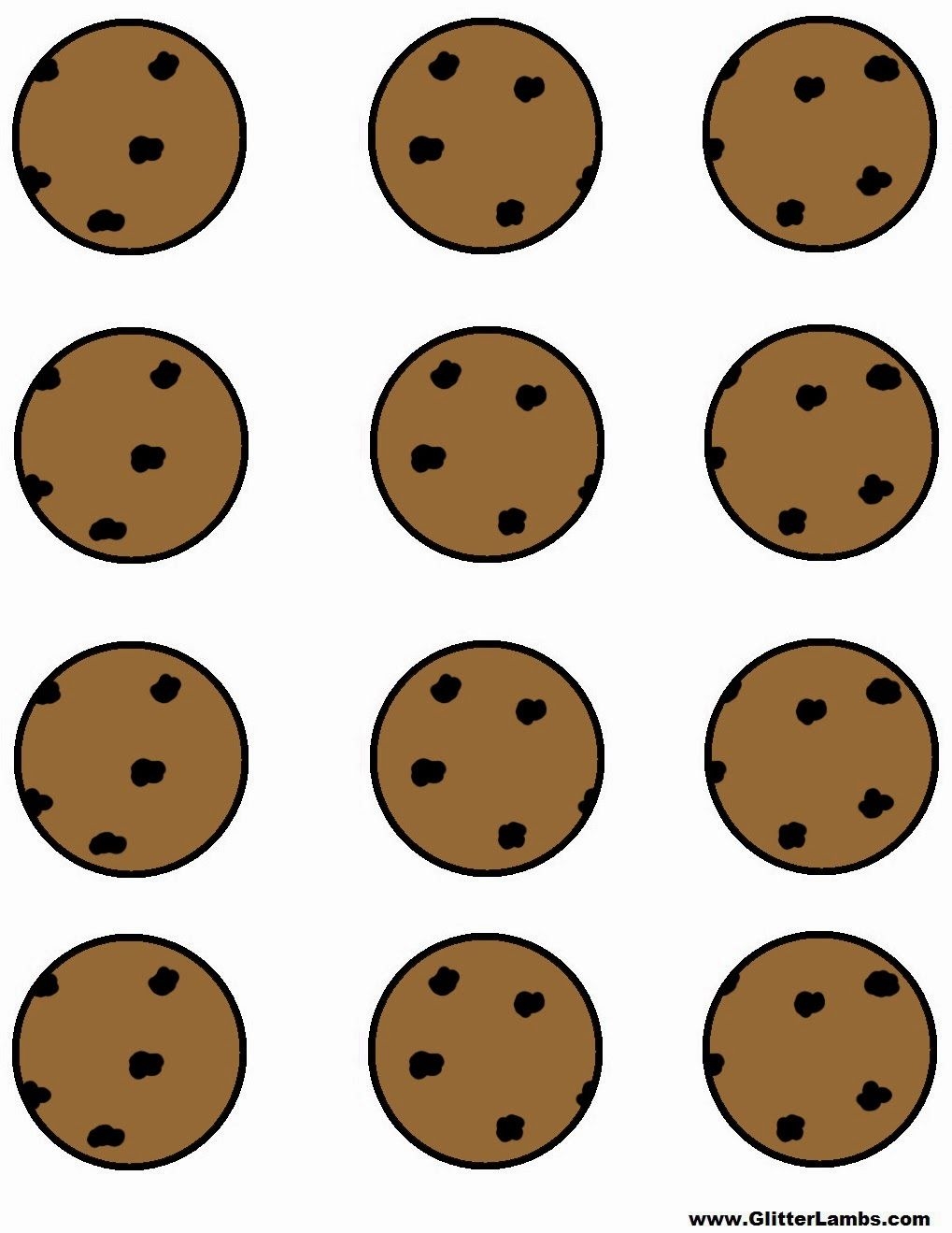 Chocolate Chip Cookie Cupcake Toppers Cookie Monster Birthday Party DIY Birthday Free Cookie Monster Party Cookie Monster Birthday Monster Birthday Parties