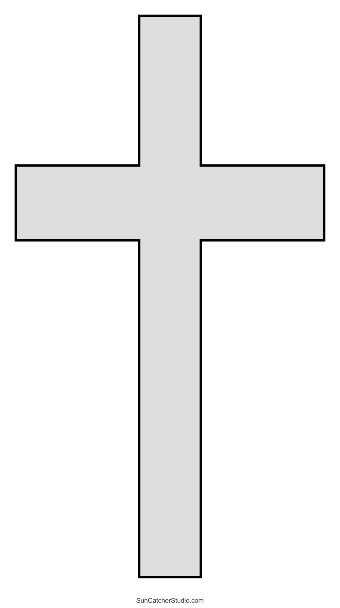 Free Printable Cross Template