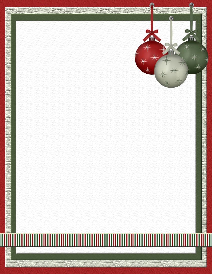 Christmas 3 FREE Stationery Template Downloads Christmas Templates Free Christmas Letter Template Christmas Templates