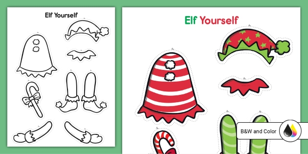 Free Printable Elf Template