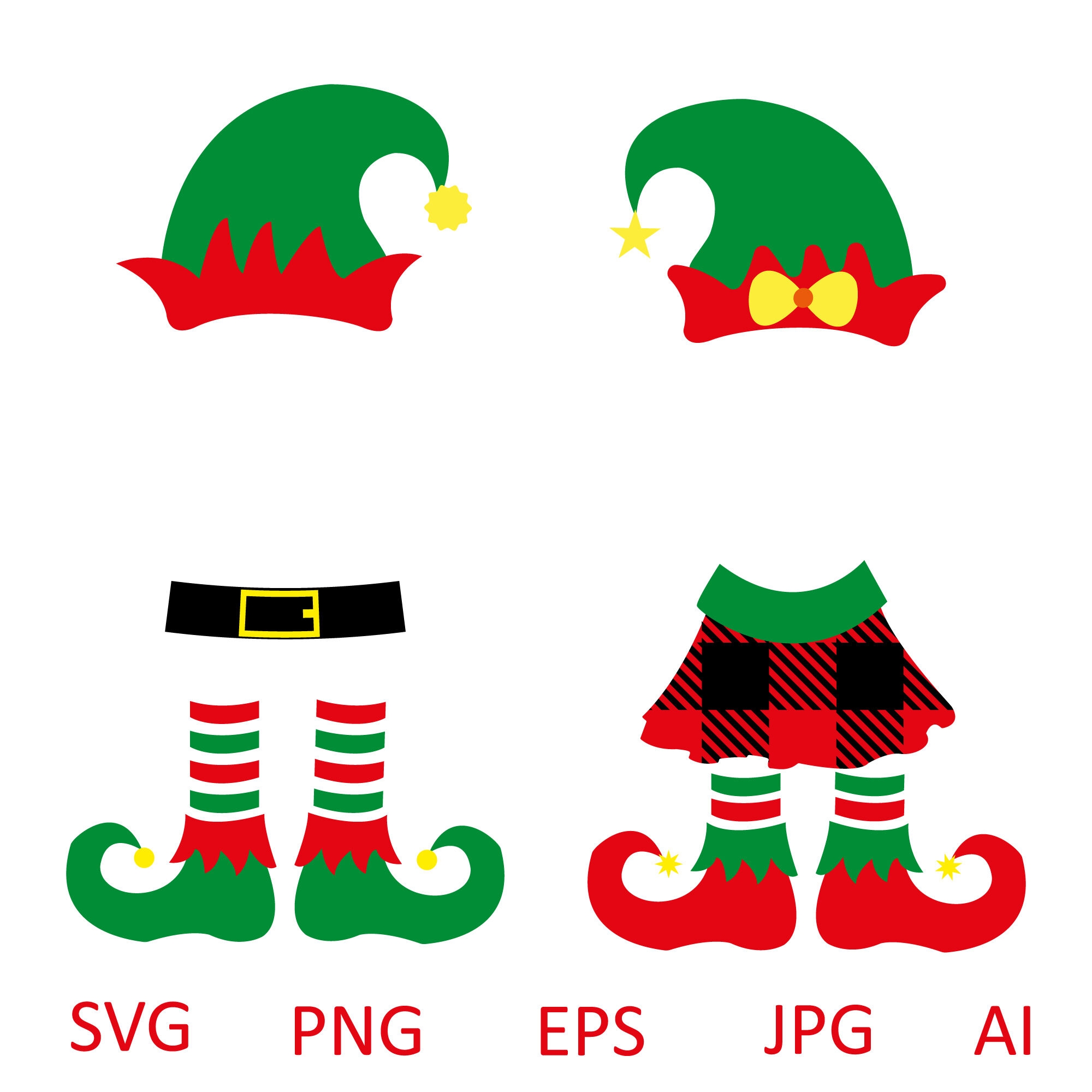 Girl Elf Template Printable