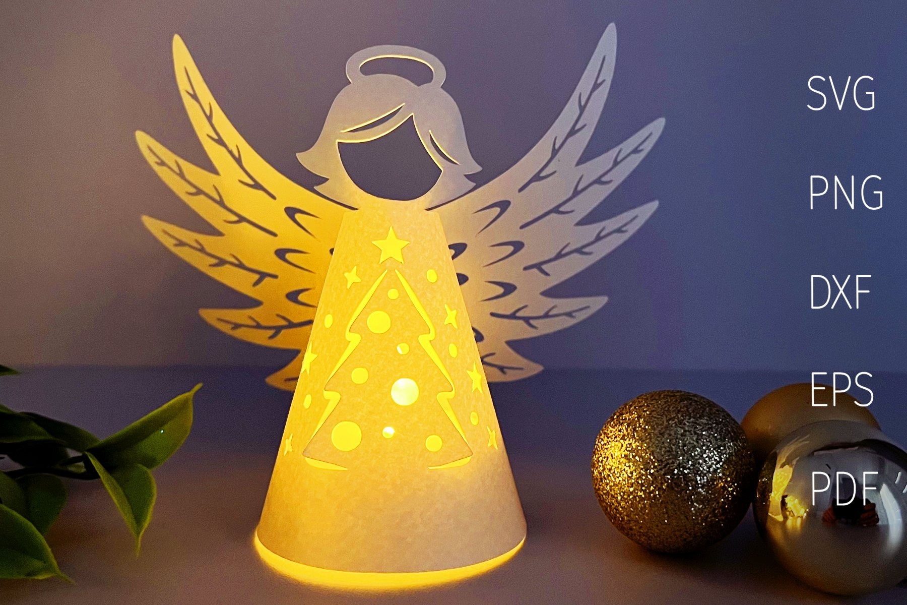 3D Angel Template Printable Free