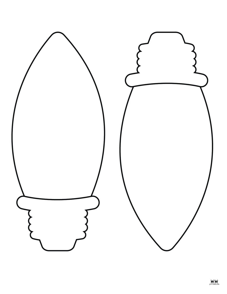 Free Printable Light Bulb Template