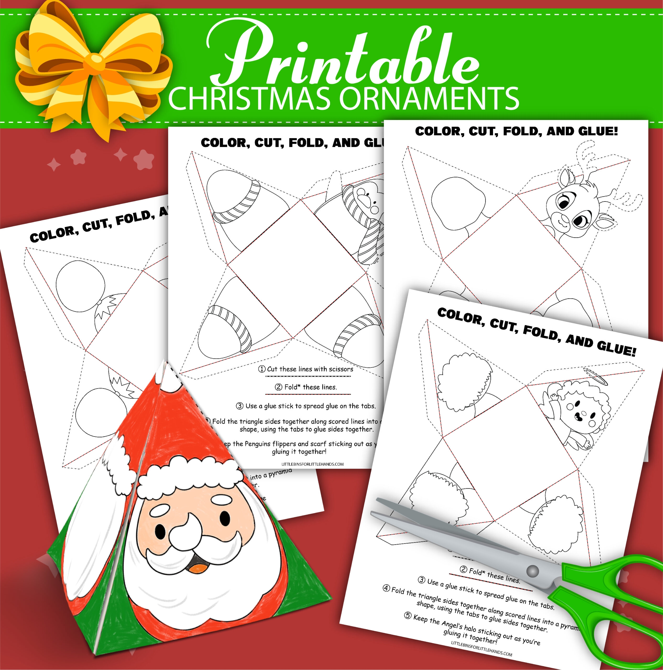 Printable 3D Ornament Template