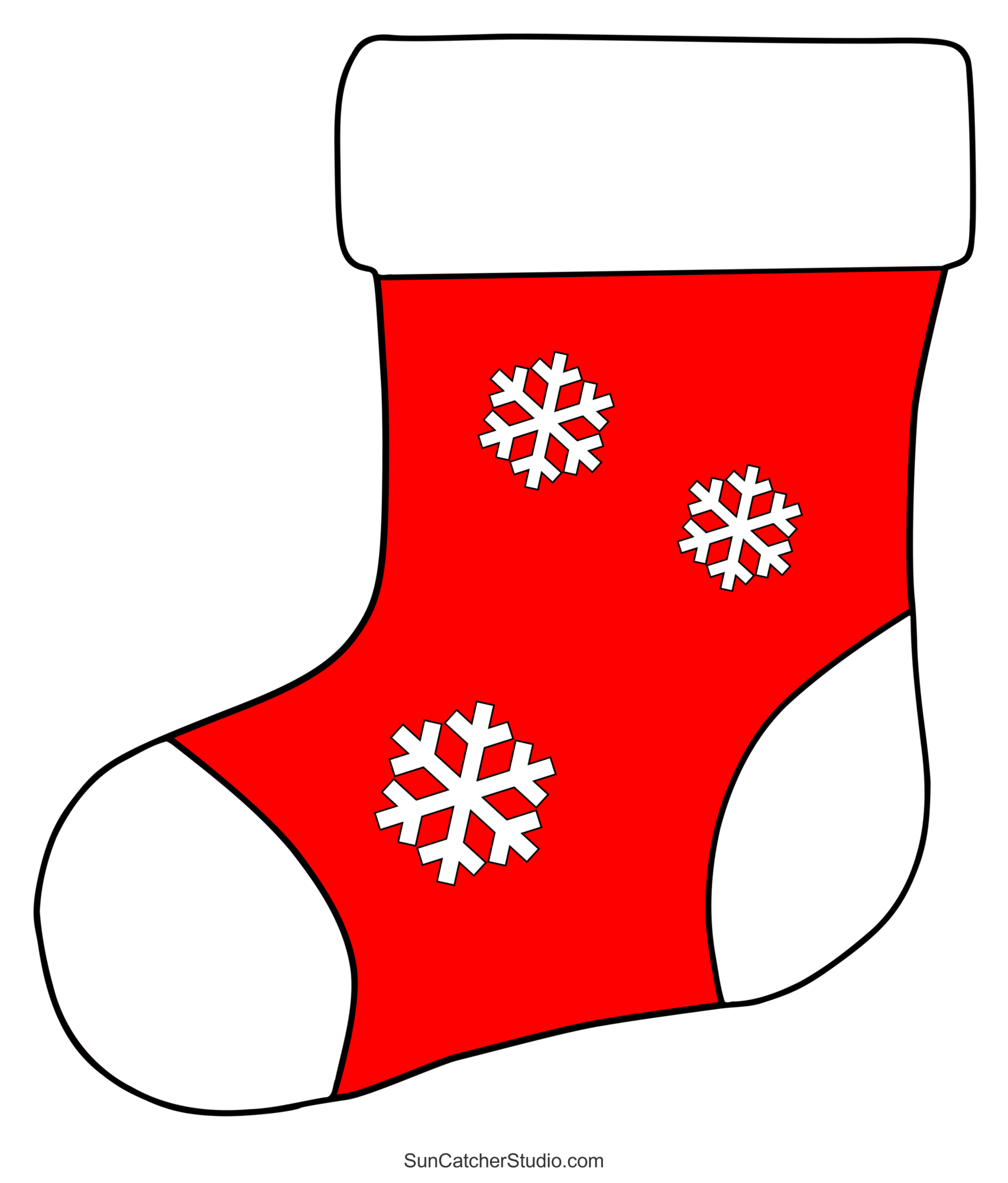 Christmas Stocking Patterns Printable Stencils Templates DIY Projects Patterns Monograms Designs Templates