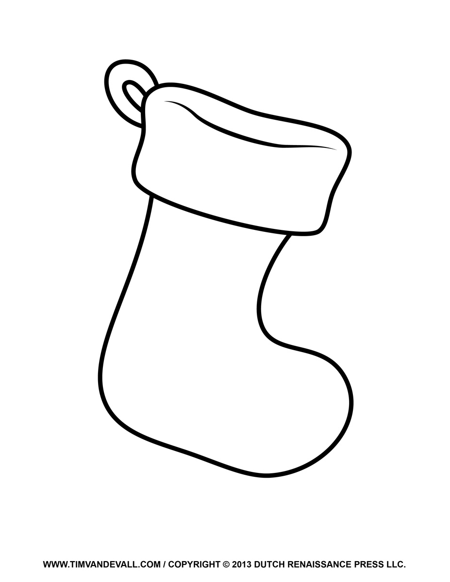 Christmas Stocking Template Printable