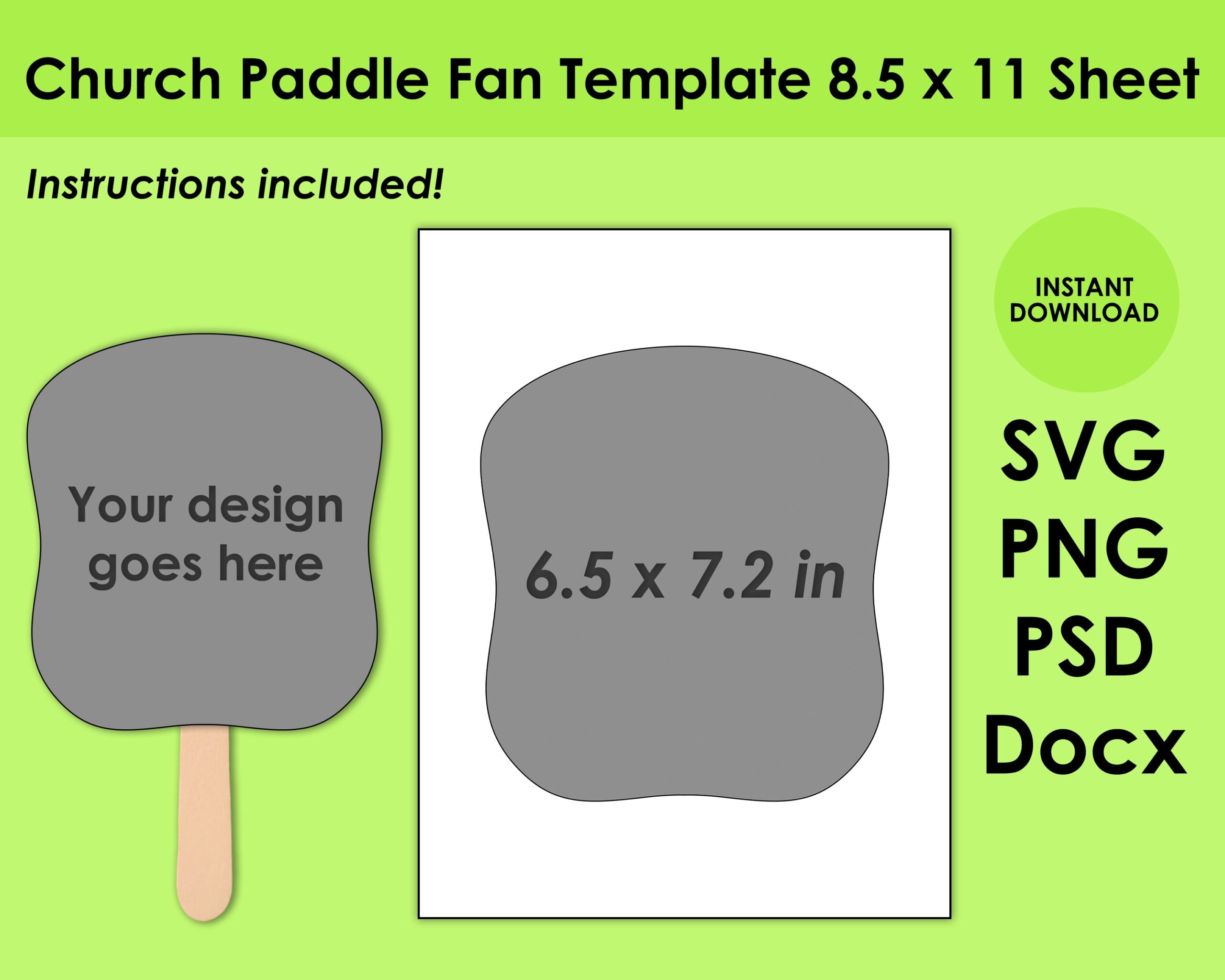 Free Printable Fan Templates