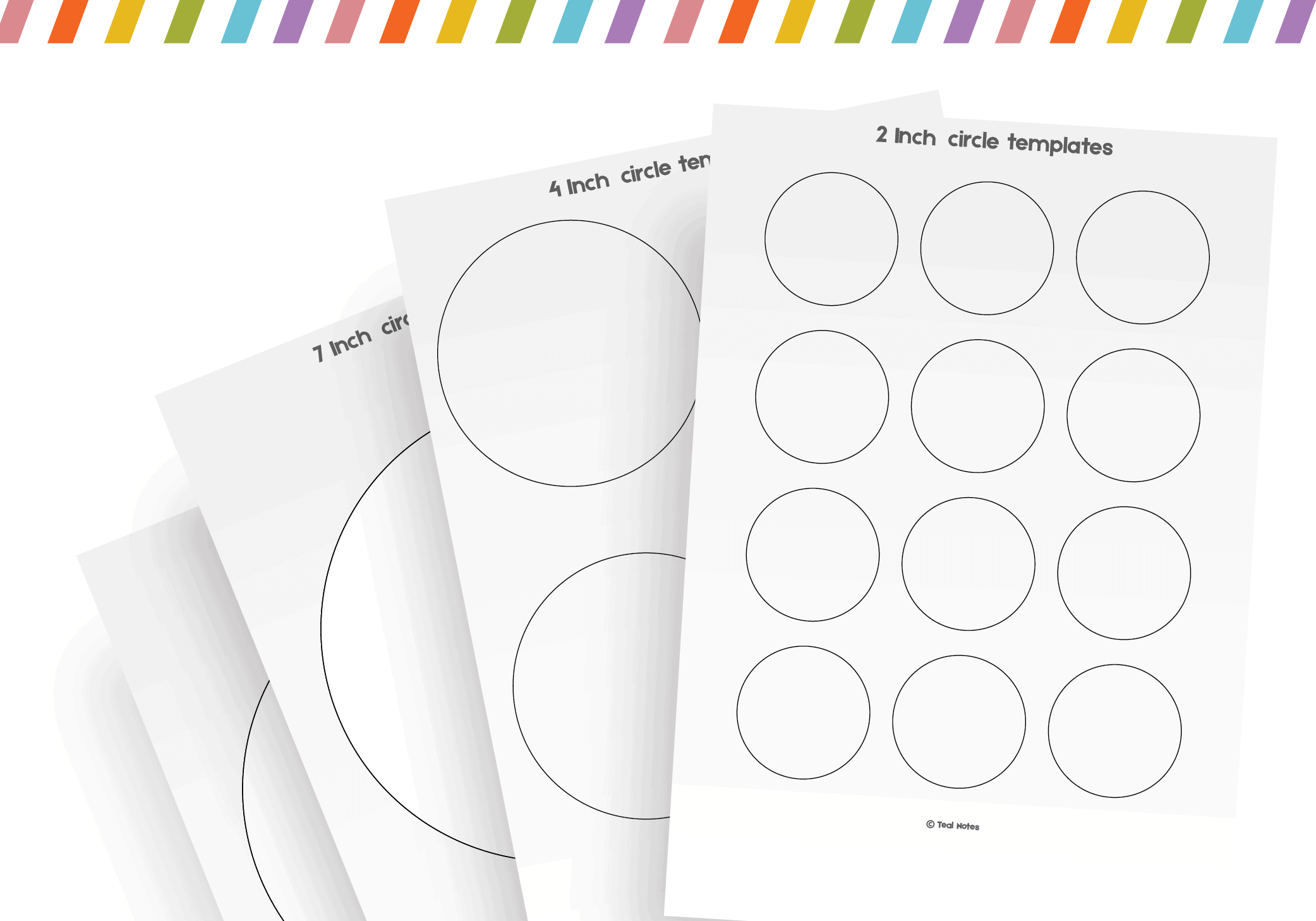 Free Printable Circle Templates