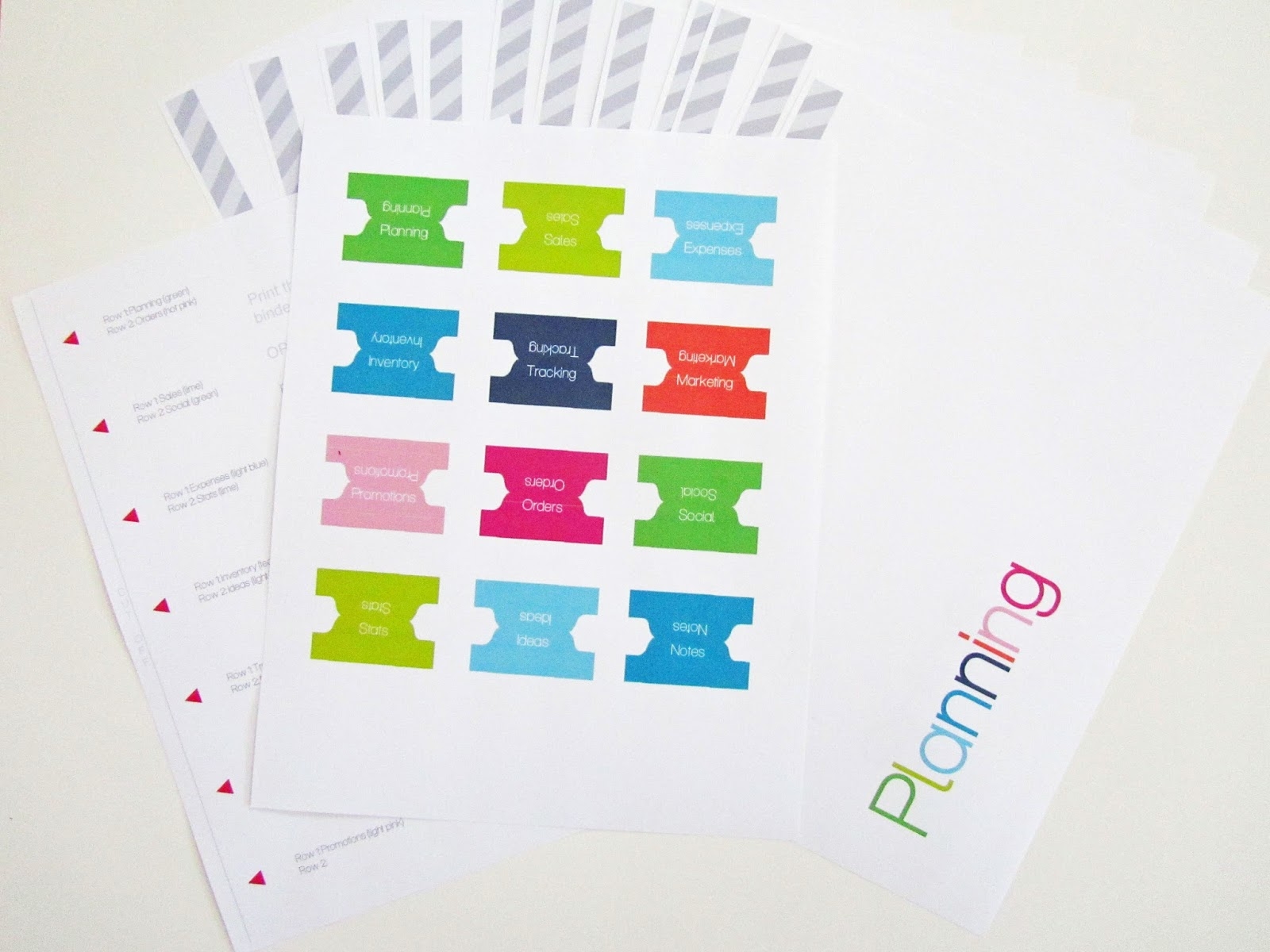 Free Printable Divider Tabs Template