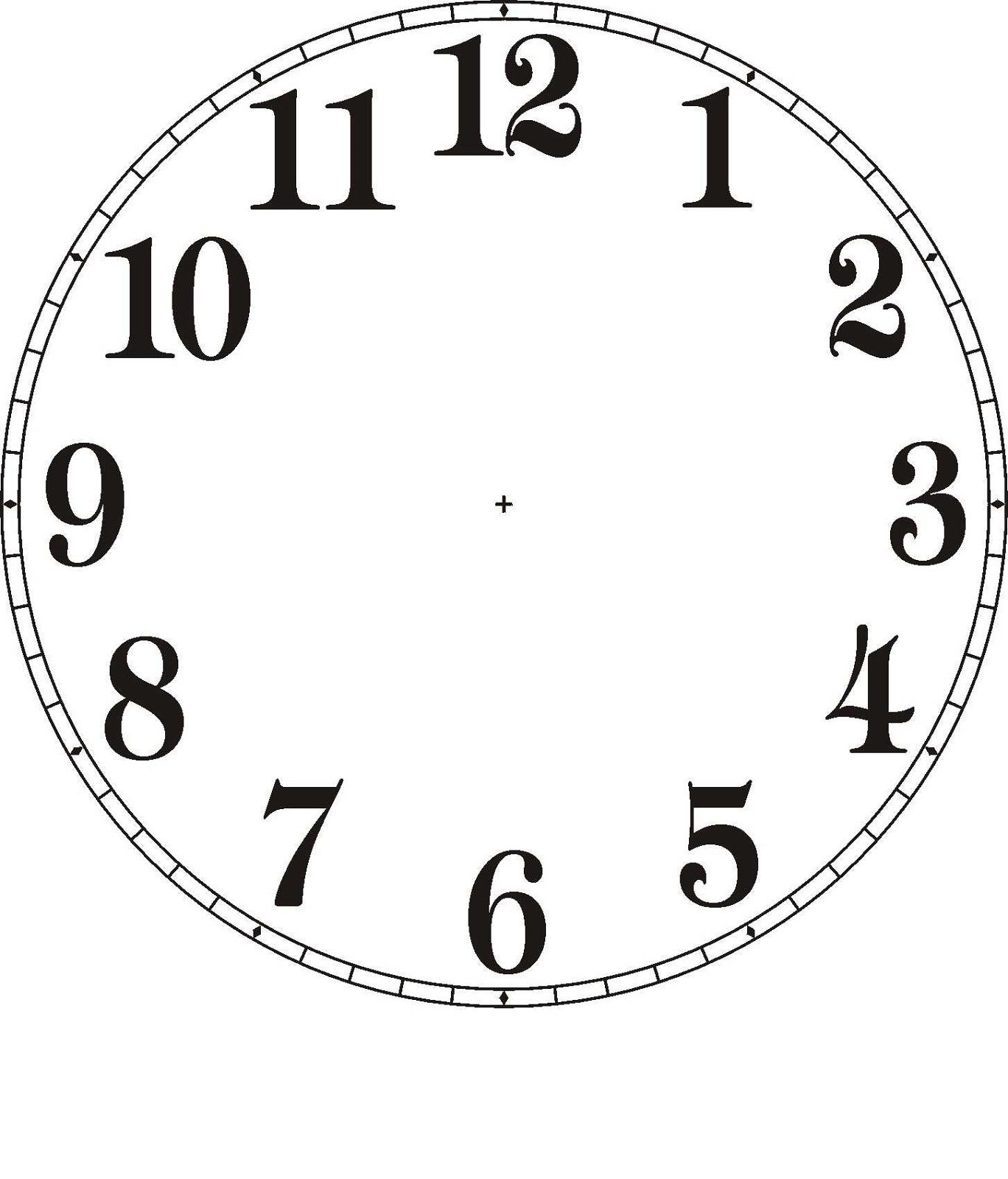 Clock Face Printable For Media Reading Clock Clock Face Printable Clock Printable Blank Clock