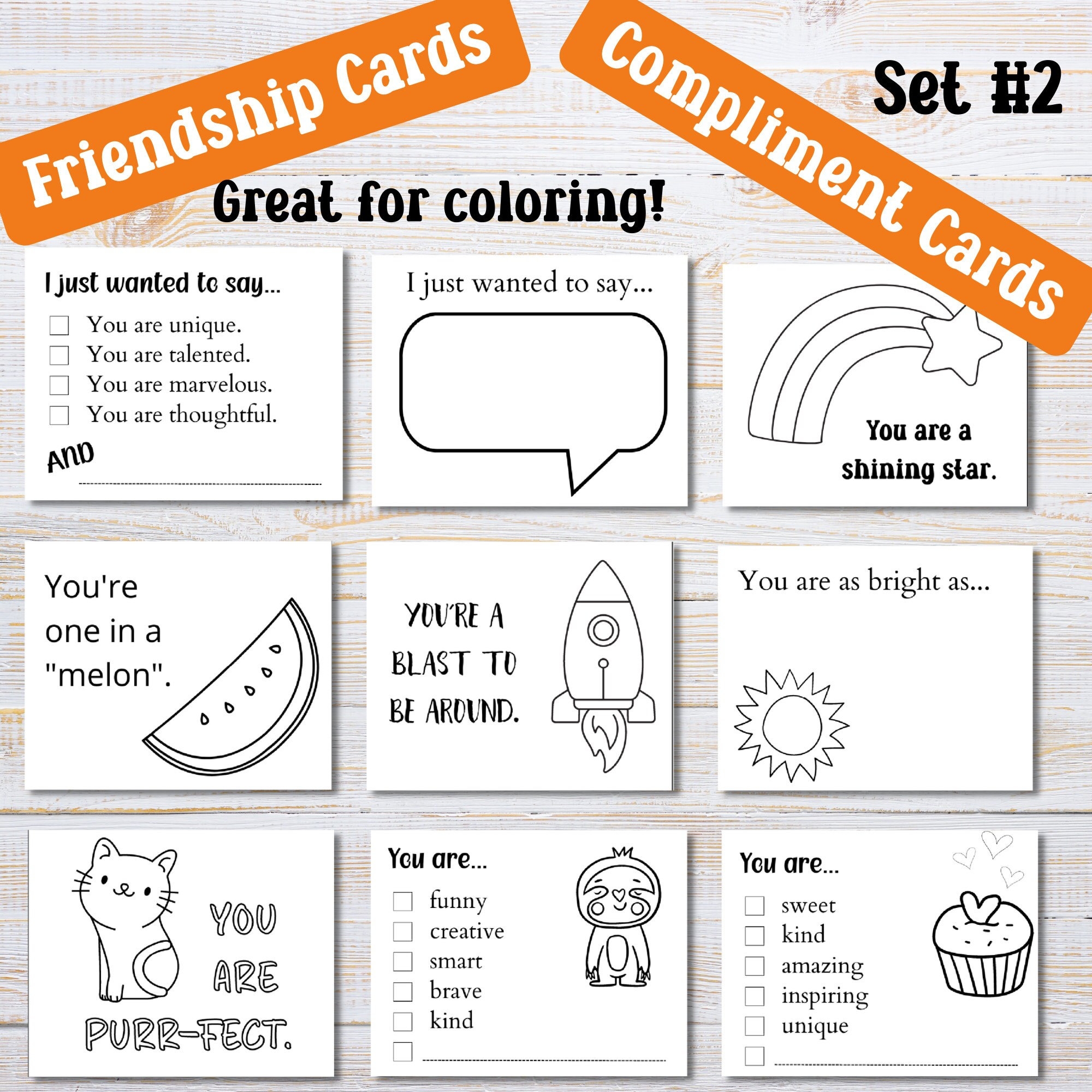 Printable Kindness Card Template