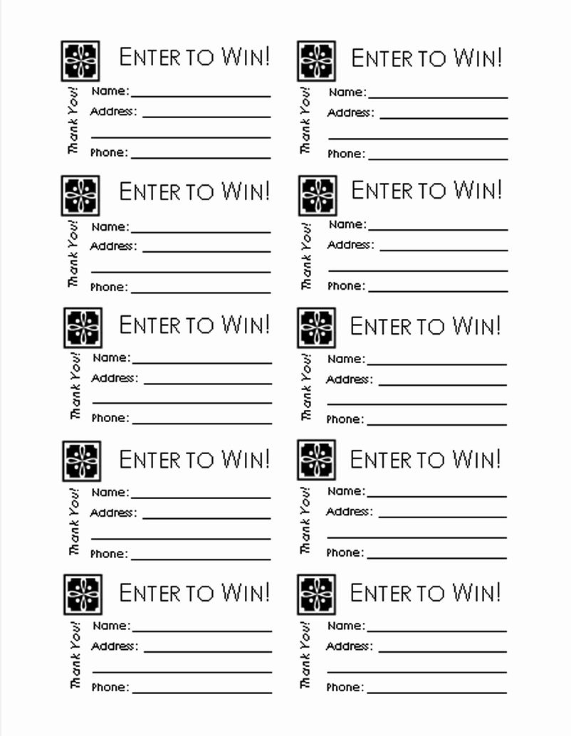 Contest Entry Form Template Word Lovely Download Printable Raffle Ticket Templates Raffle Tickets Raffle Tickets Printable Raffle Tickets Template
