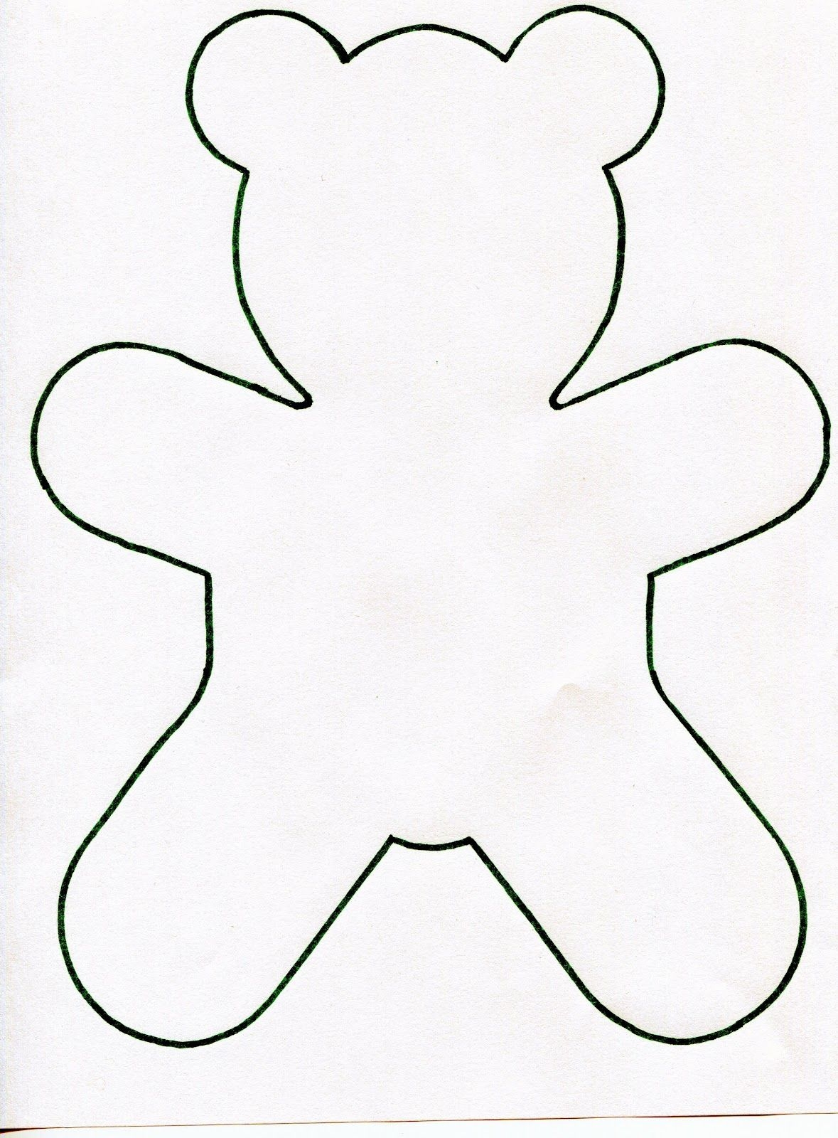 Corduroy Teddy Bear Template Teddy Bear Template Teddy Bear Pattern Bear Template