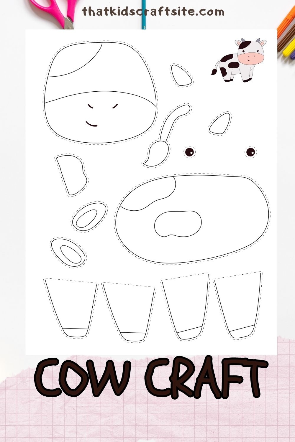 Cow Craft That Kids Craft Site