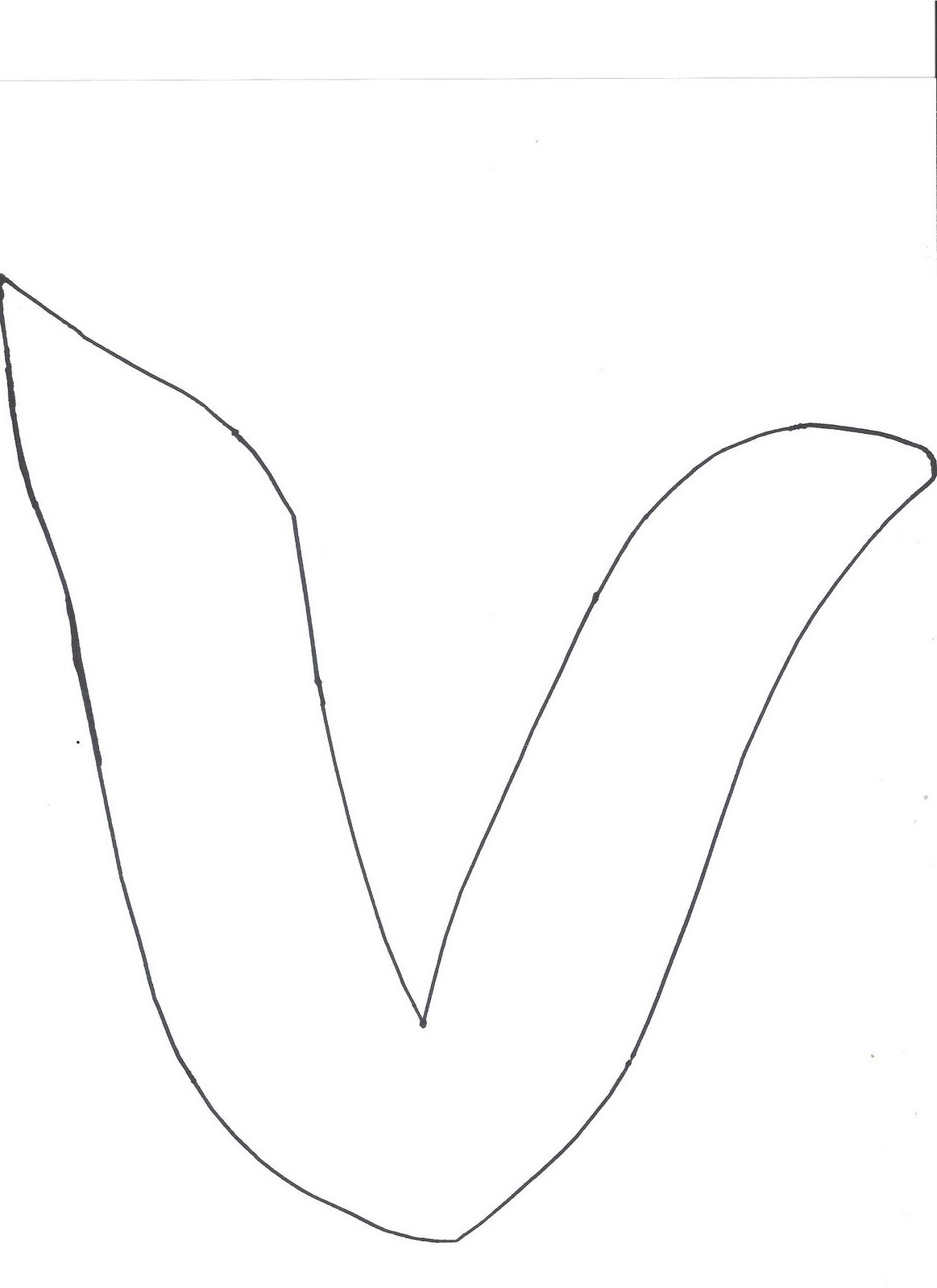 Printable Indian Corn Template