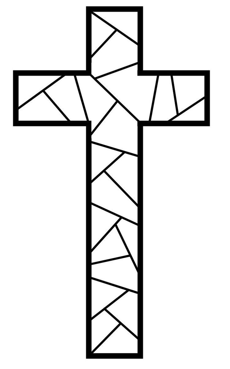 Cross Template Free Printable