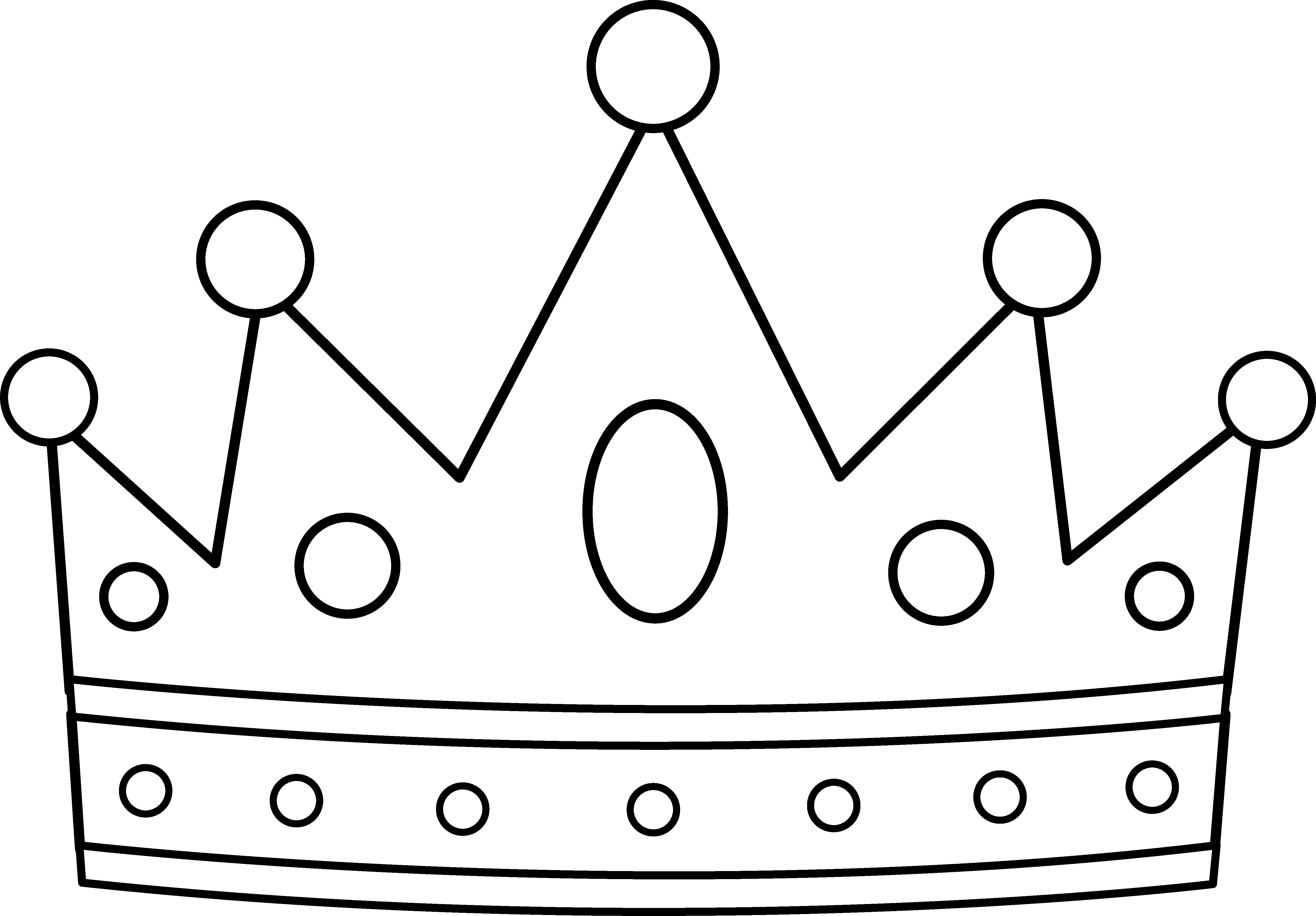 Printable Crown Craft Template