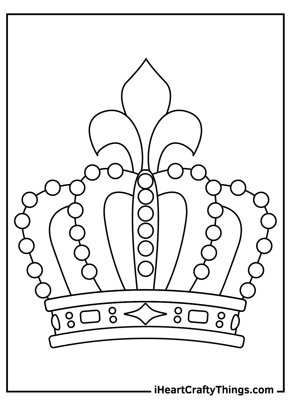Crown Coloring Pages 100 Free Printables 