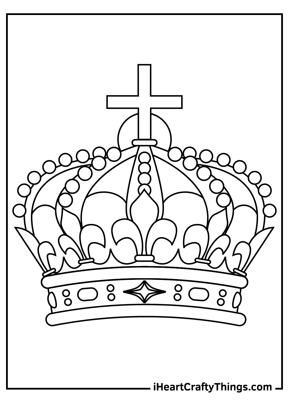Crown Coloring Pages 100 Free Printables 