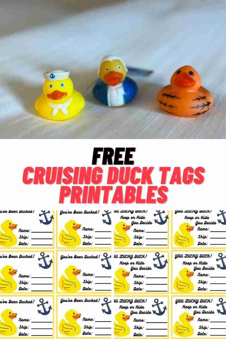 Tags Printable Cruising Ducks Template Free
