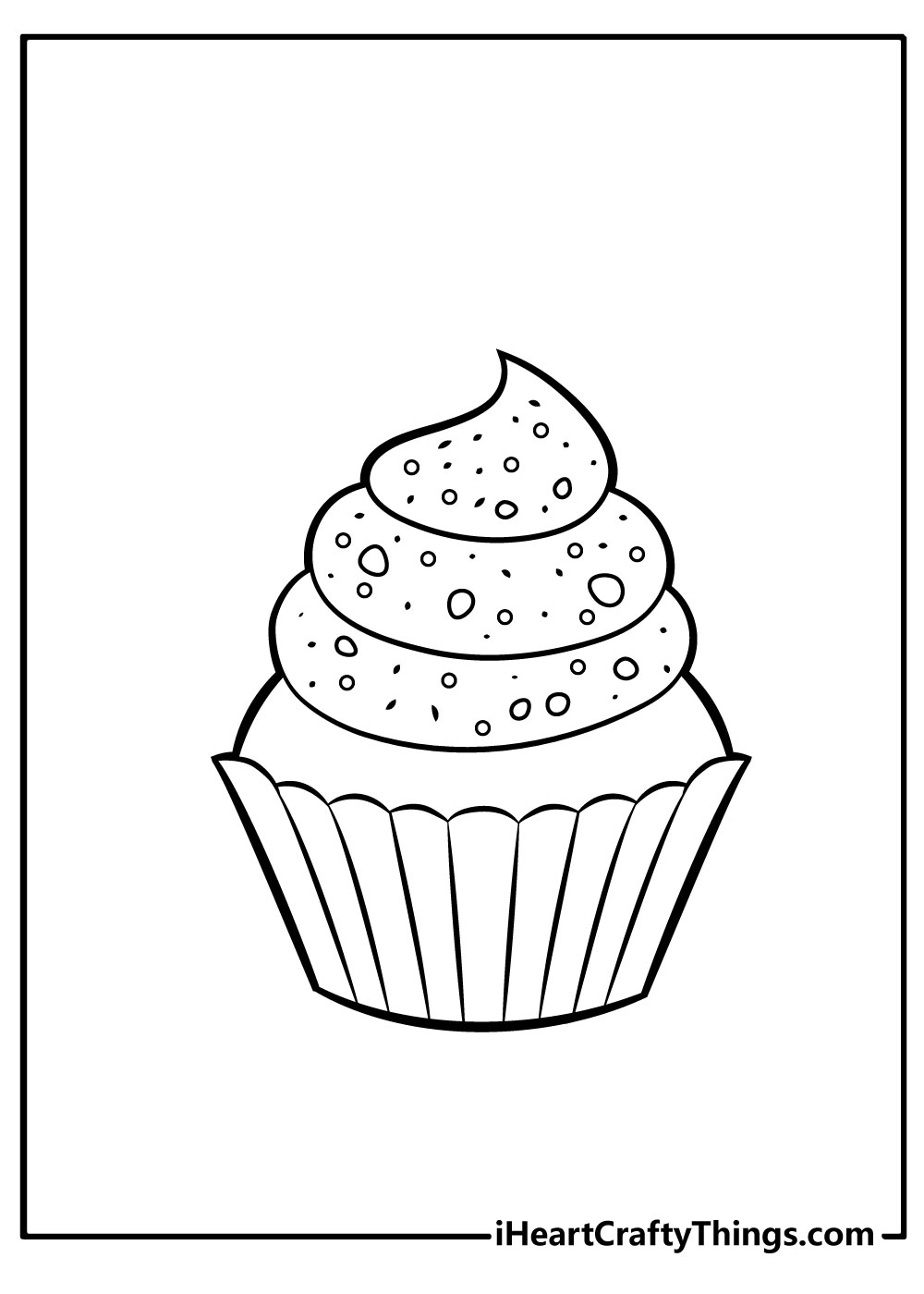 Free Printable Cupcake Template