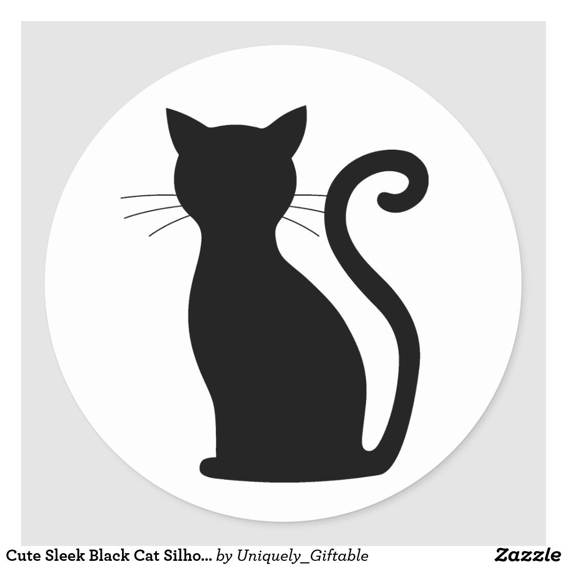 Printable Black Cat Template