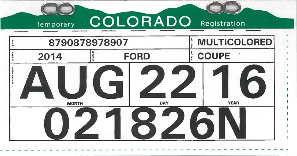 Dealer Temp Plates 2024 Towncentervb