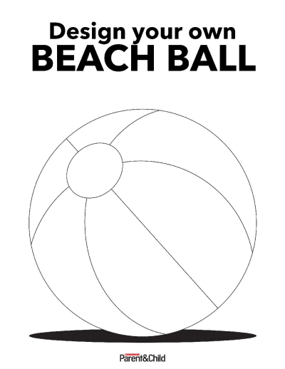 Beach Ball Template Printable