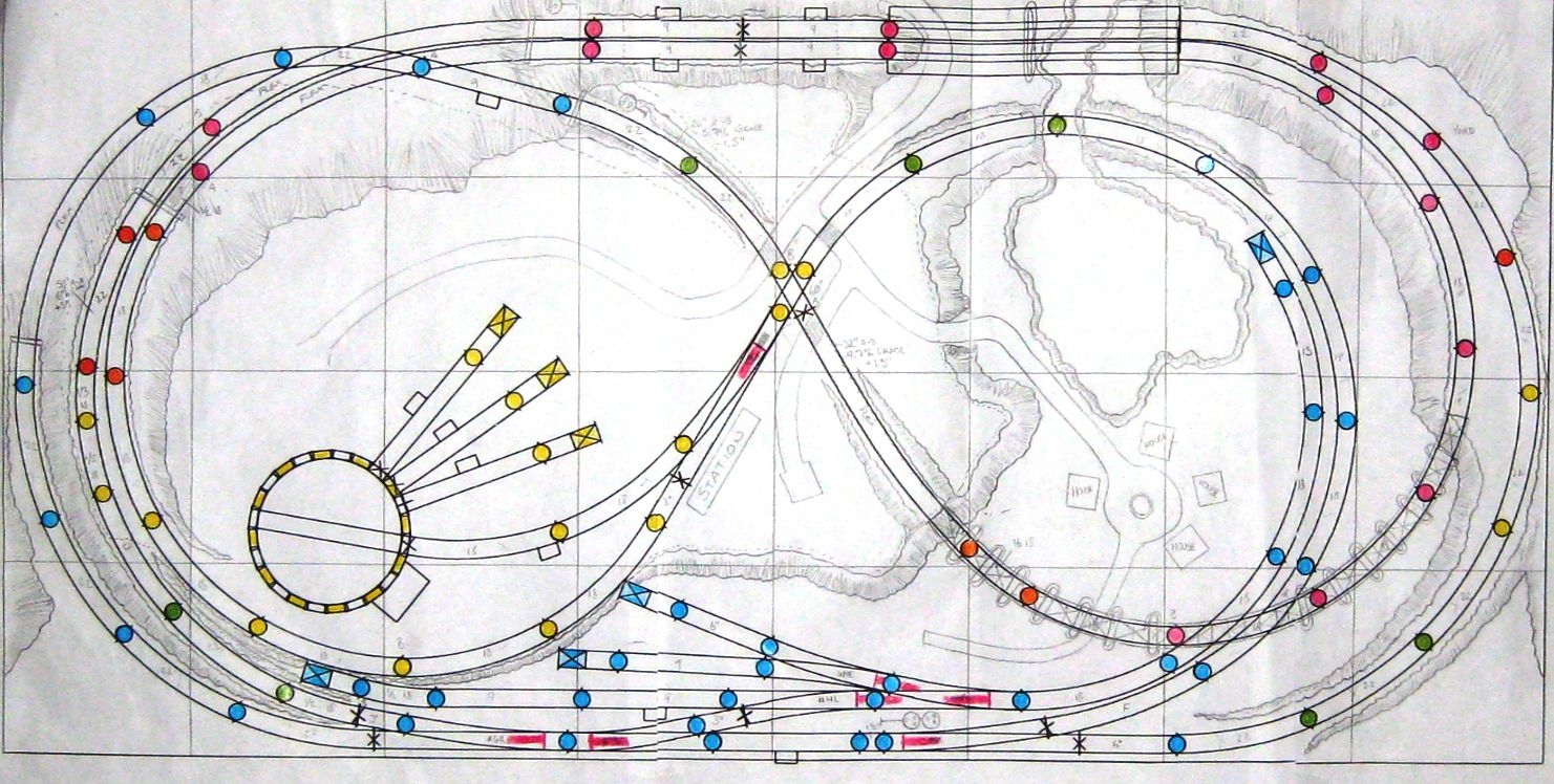 Free Printable Ho Scale Track Templates