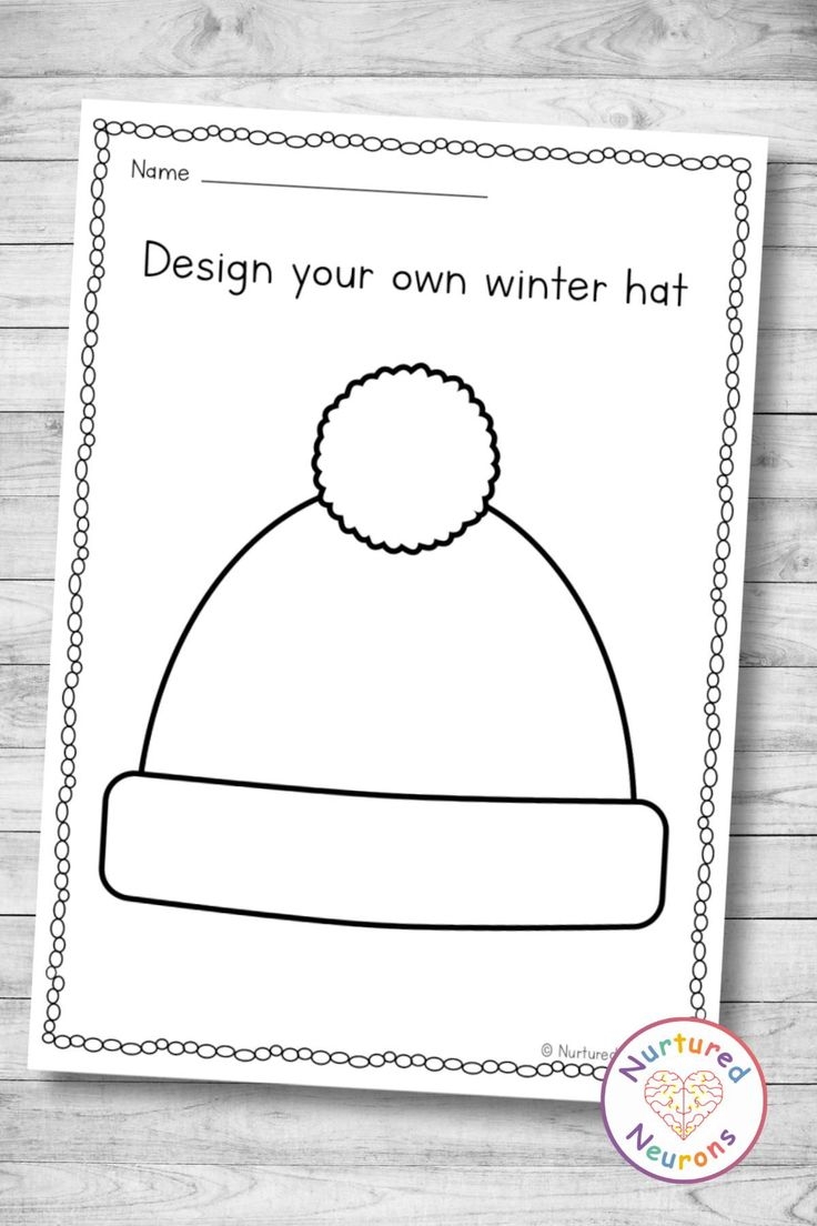 Winter Hat Template Printable