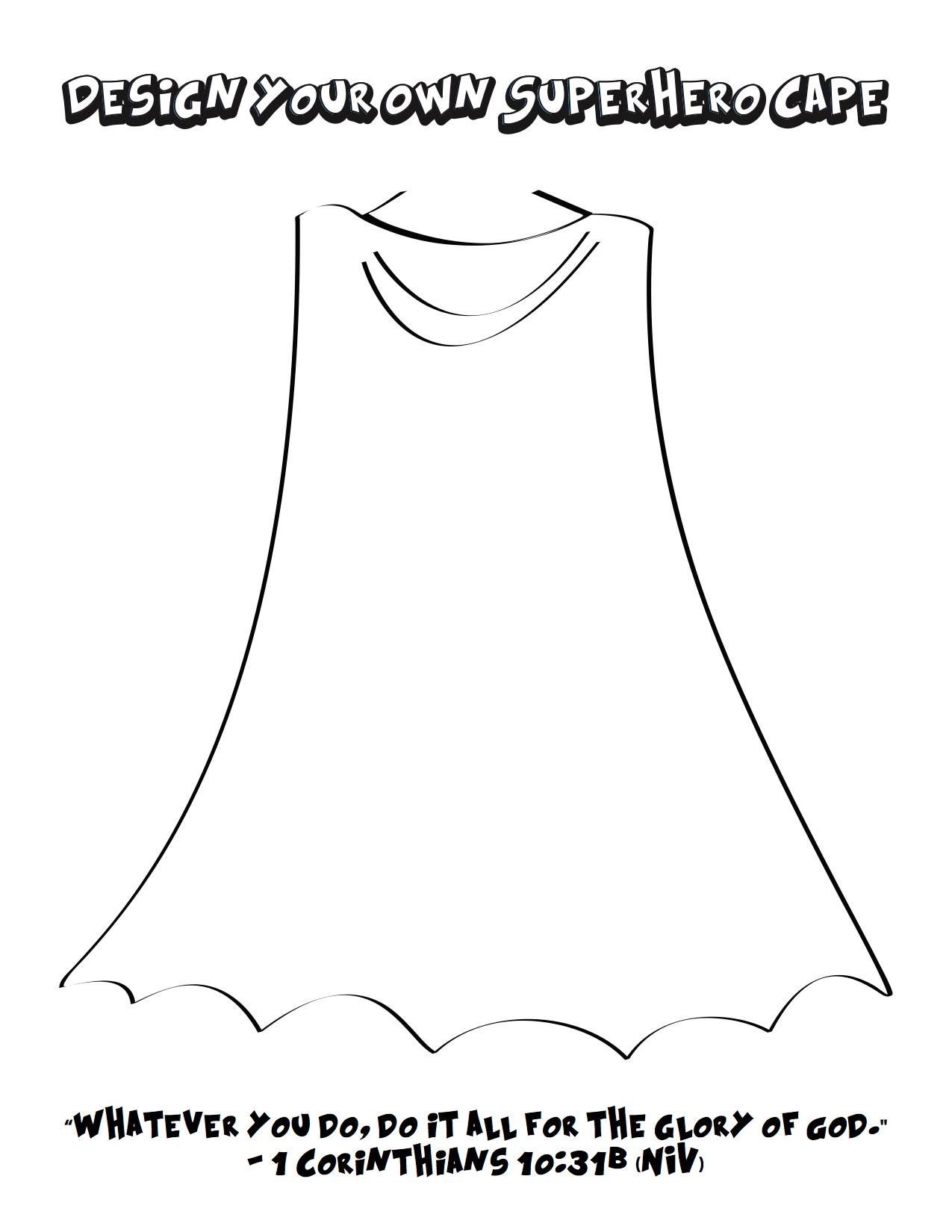 Design Your Own Superhero Cape Design Your Own Superhero Superhero Crafts Superhero