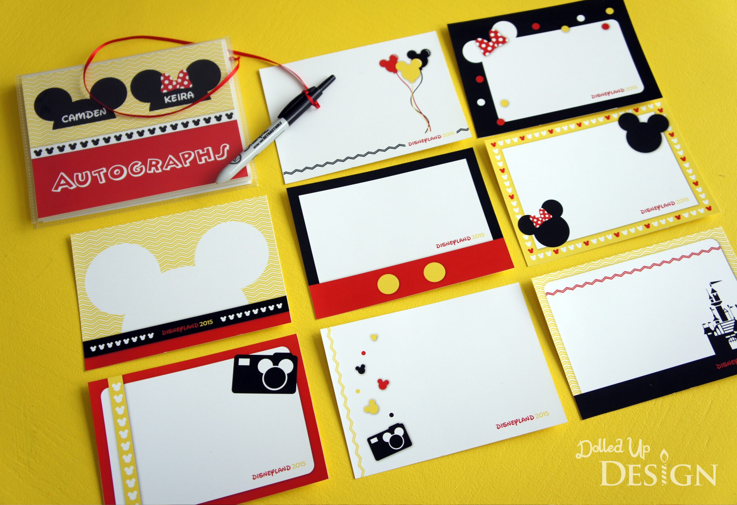 Designed To Sign DIY Disney Autograph Book
