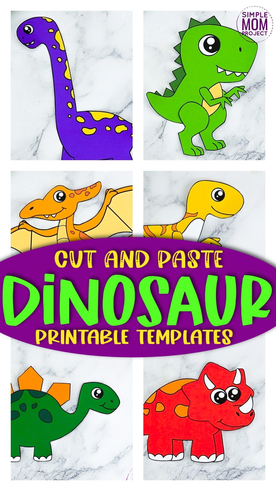 Printable Cut Out Dinosaur Template
